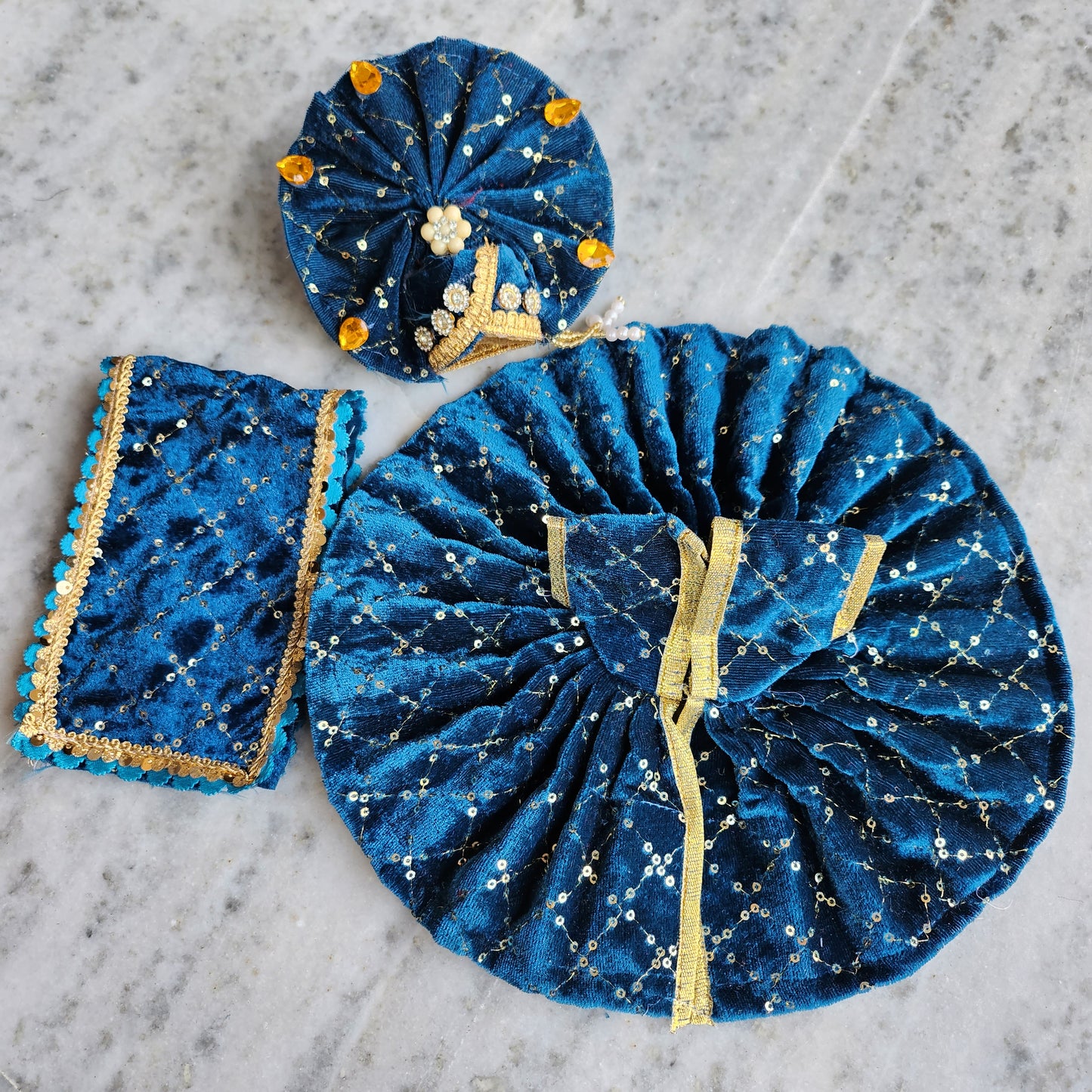 Velvet dress for ladoo gopal- 62