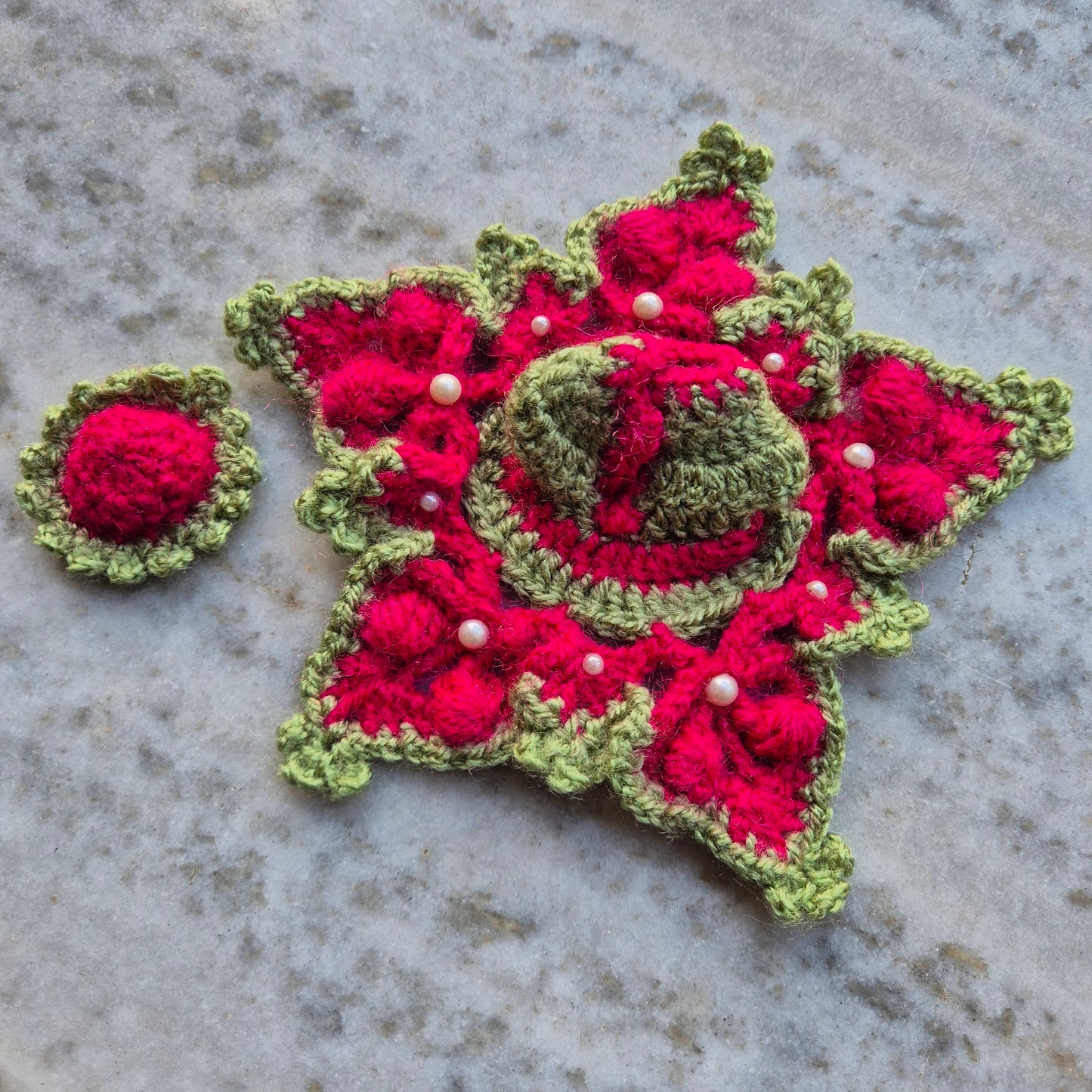 Woolen dress with cap- 39