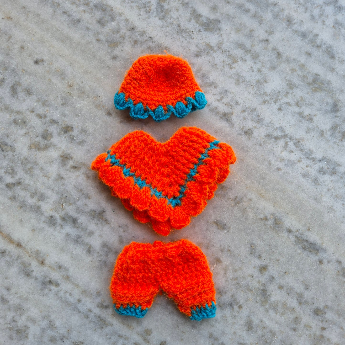 Woollen ponchu set for ladoo gopal- 58