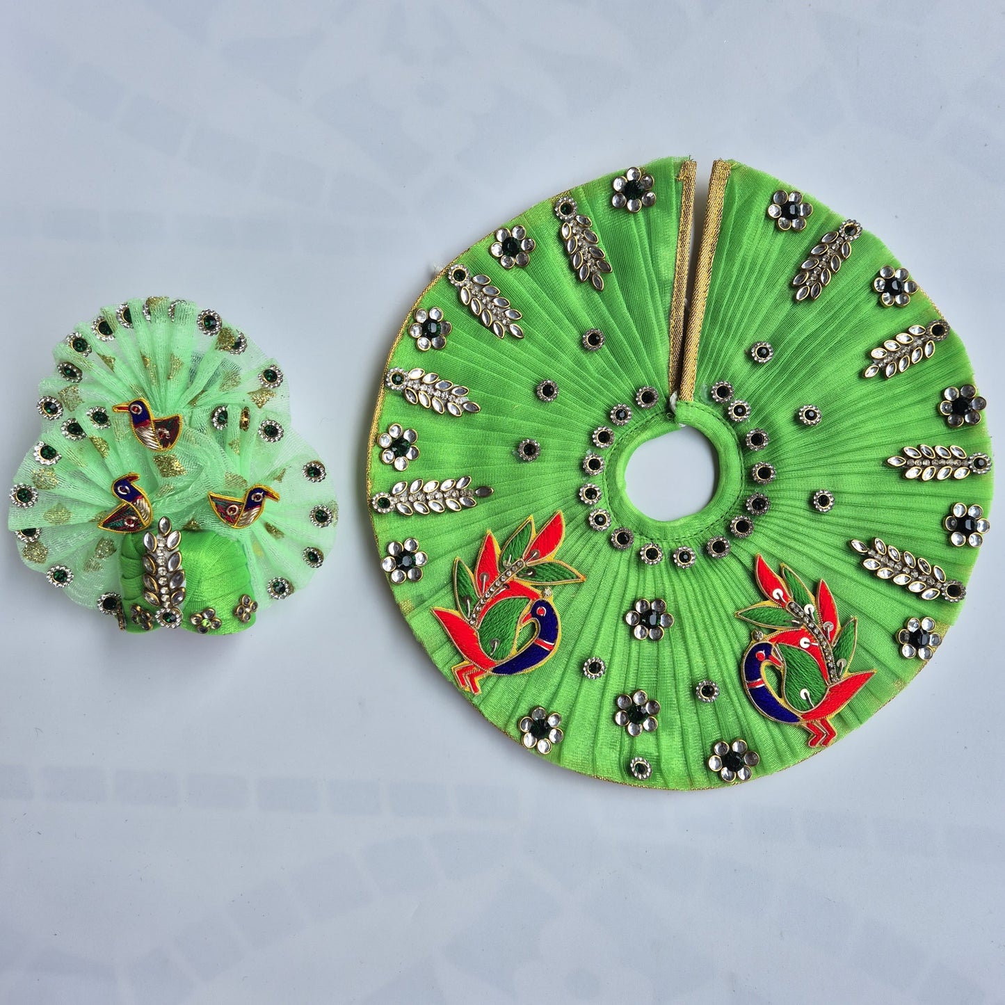 Peacock design dress- LG237