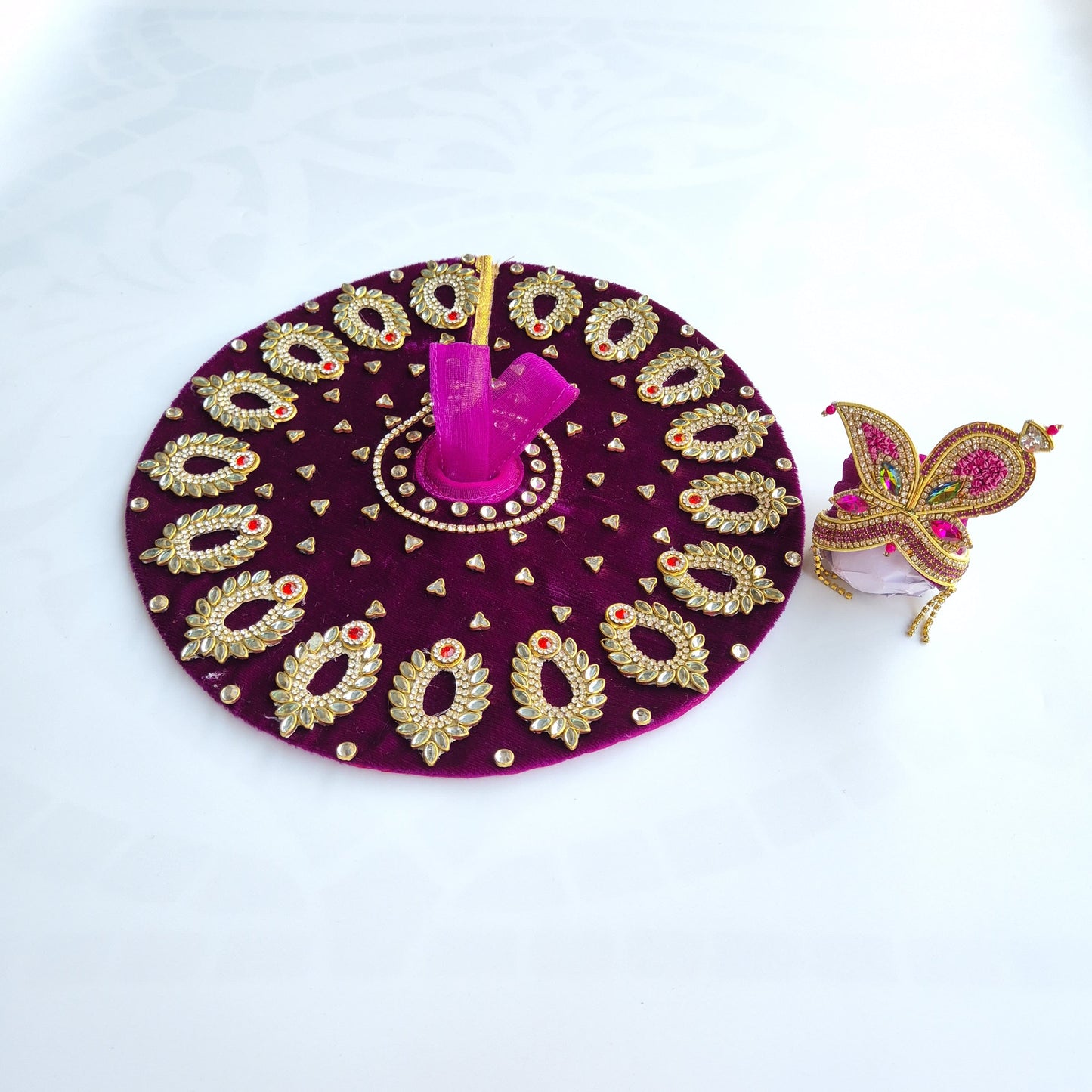 Ladoo gopal kundan dress- LG211