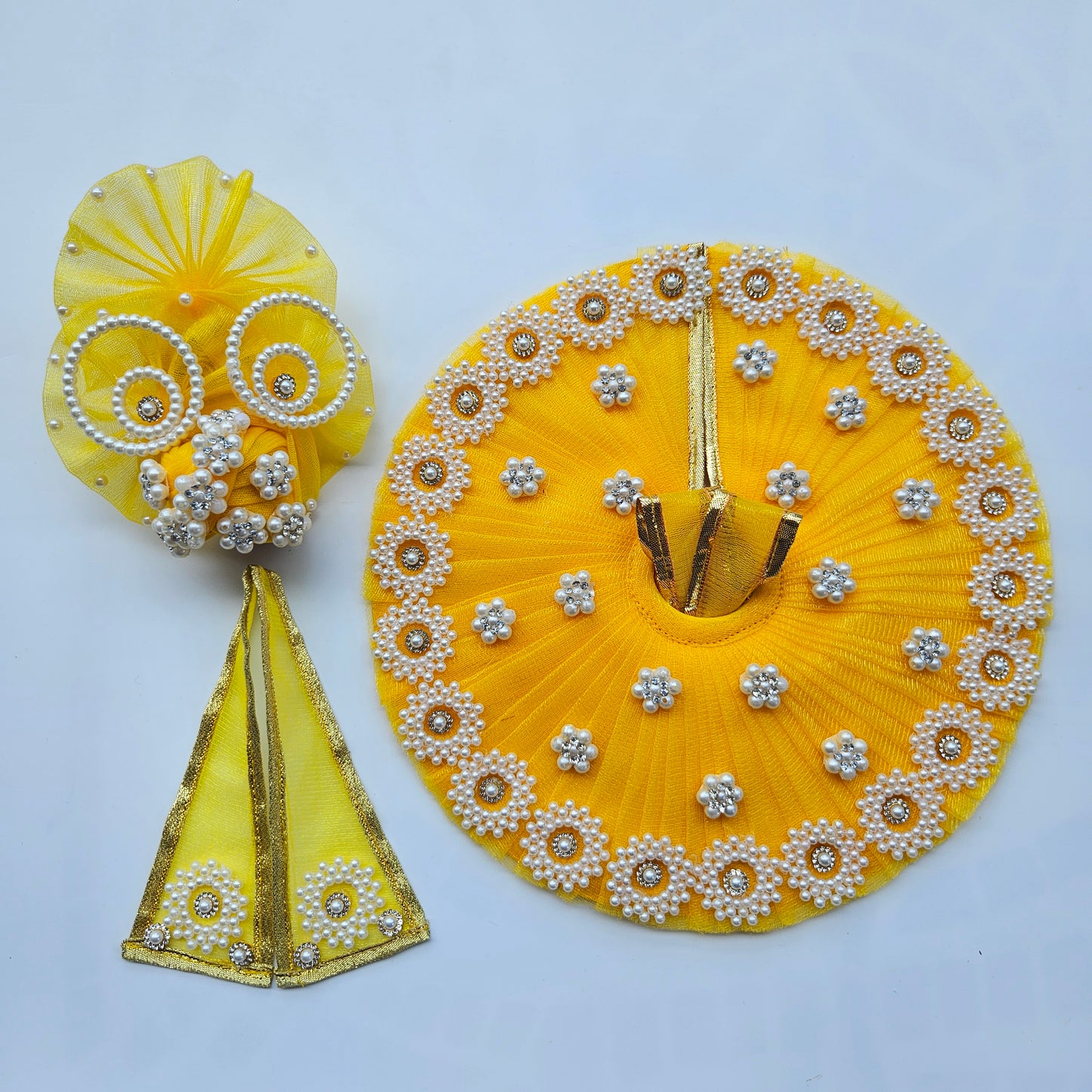 Laddoo Gopal Moti Work Dress -LG256
