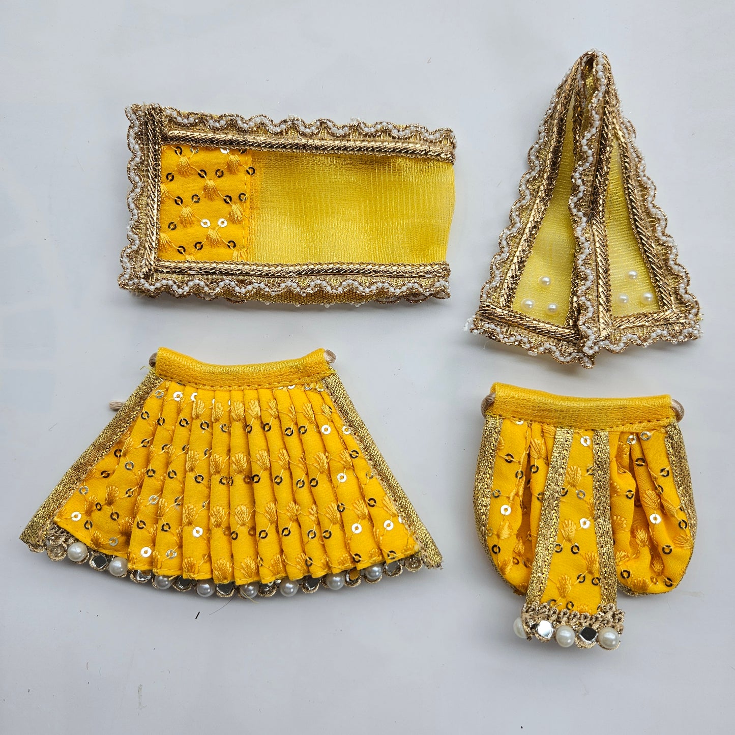 Ganesh Laxmi Rani Yellow Set