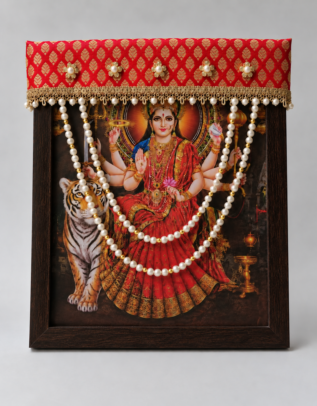 Photo Frame Choli With Mala - F013