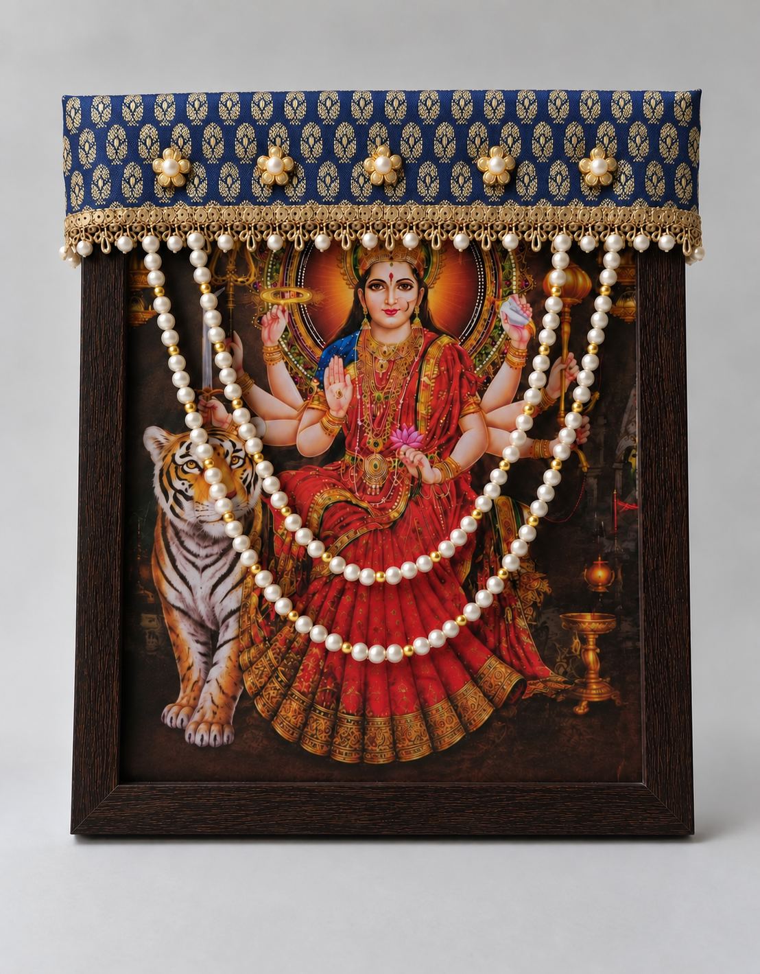 Photo Frame Choli With Mala - F012