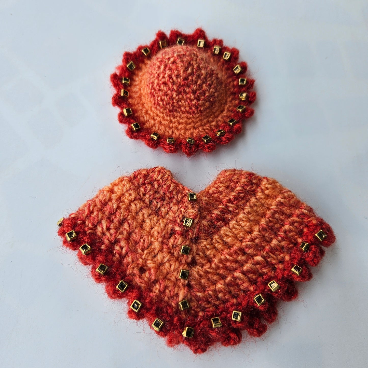 Woollen Ponchu With Cap