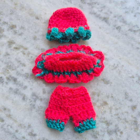 Woollen ponchu set for ladoo gopal- 61