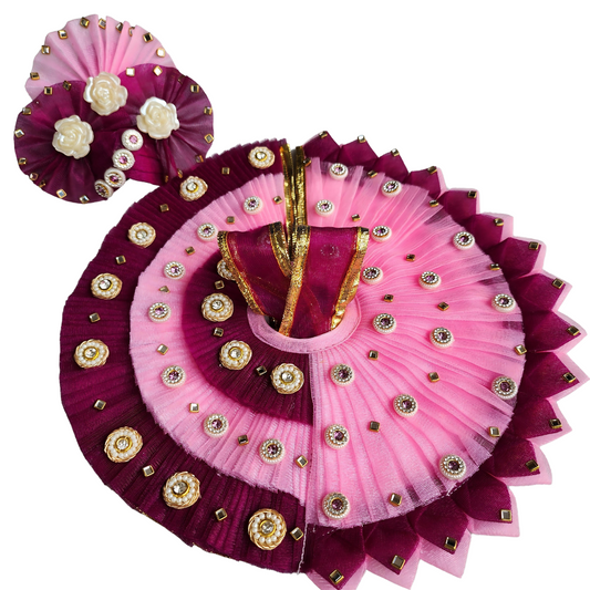 Laddoo Gopal Dual Pink Dress - LG149