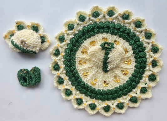 Woollen Dress With Cap and Shoes - 84