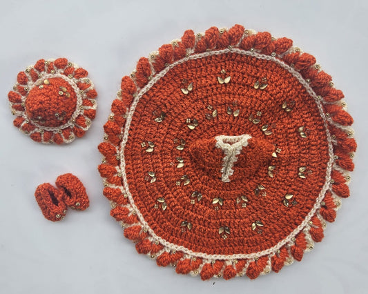 Wollen Dress With Cap and Shoes - 89