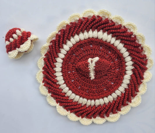 Woollen Dress With Cap - 93