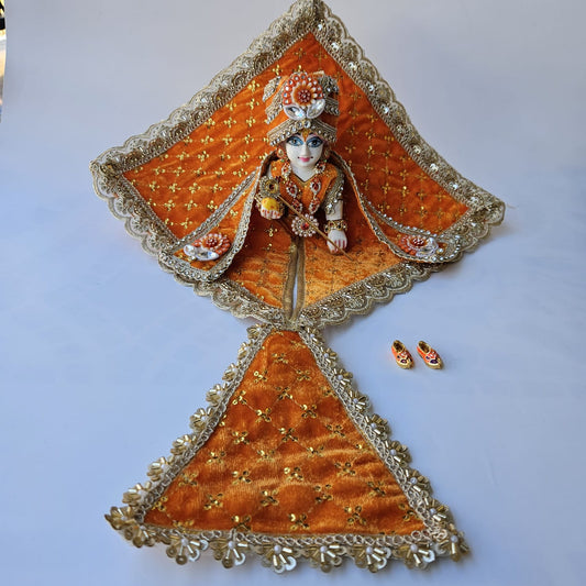 Kite dress for Kanhaji with mukut and patka - LG267