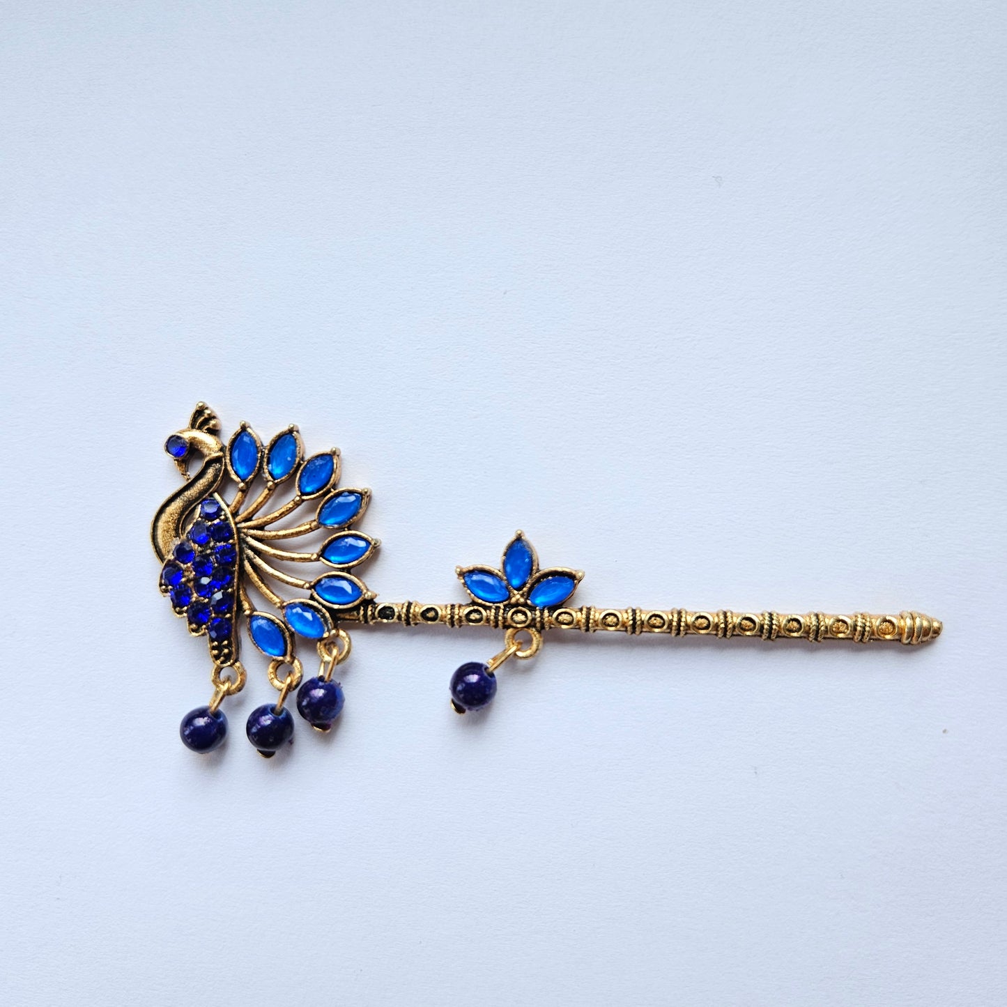 Designer Heavy Peacock Basuri