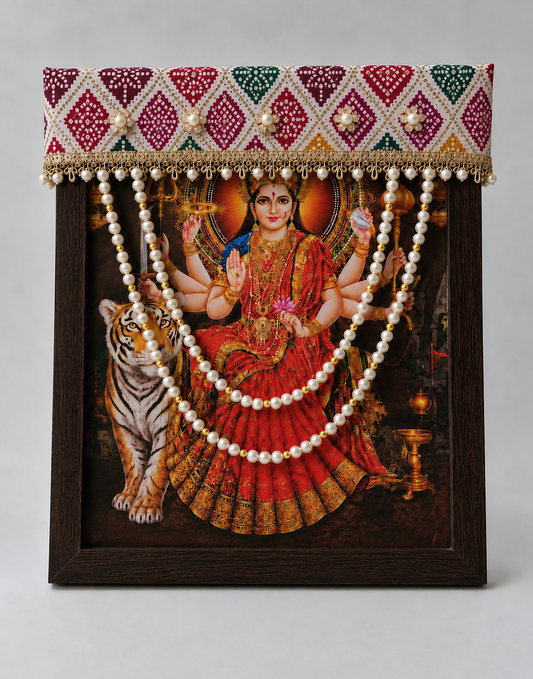 Photo Frame Choli With Mala - F016
