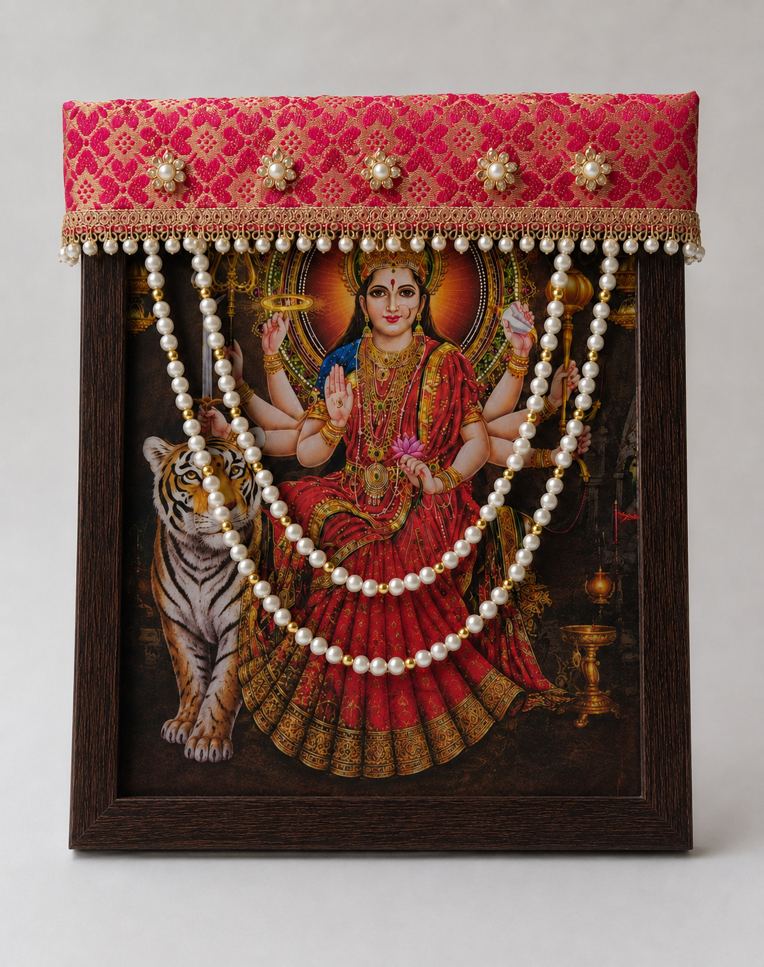 Photo Frame Choli With Mala - F007