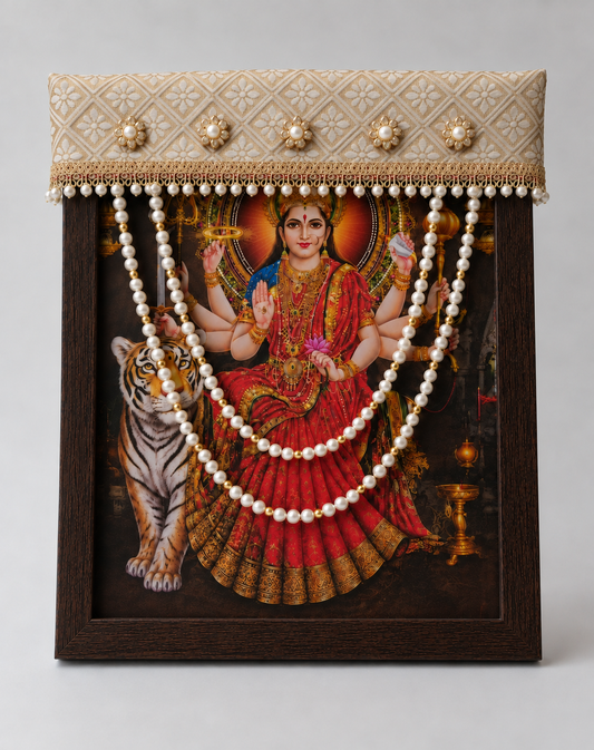 Photo Frame Choli With Mala - F014