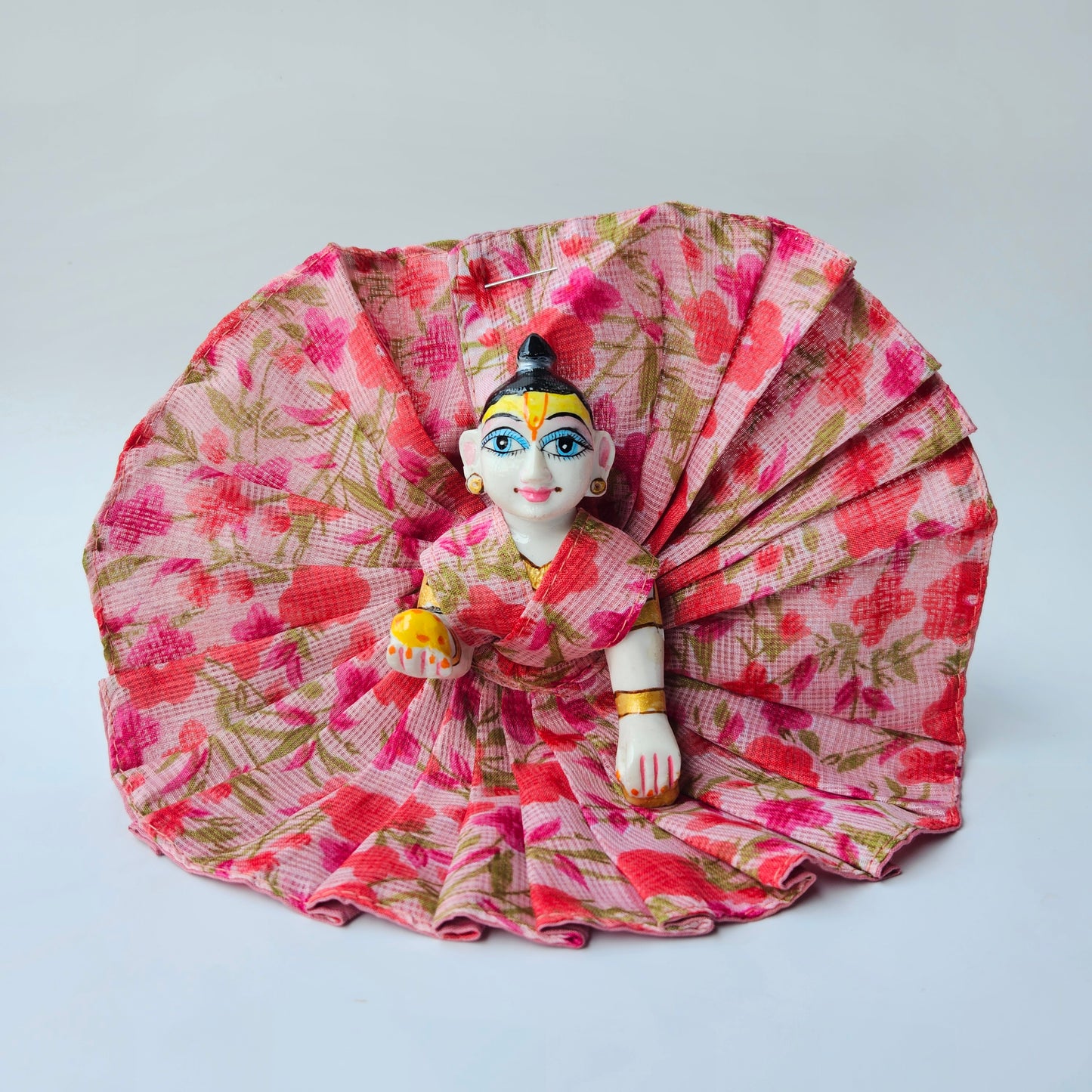 Fancy Cotton Laddoo Gopal Dress - LG179