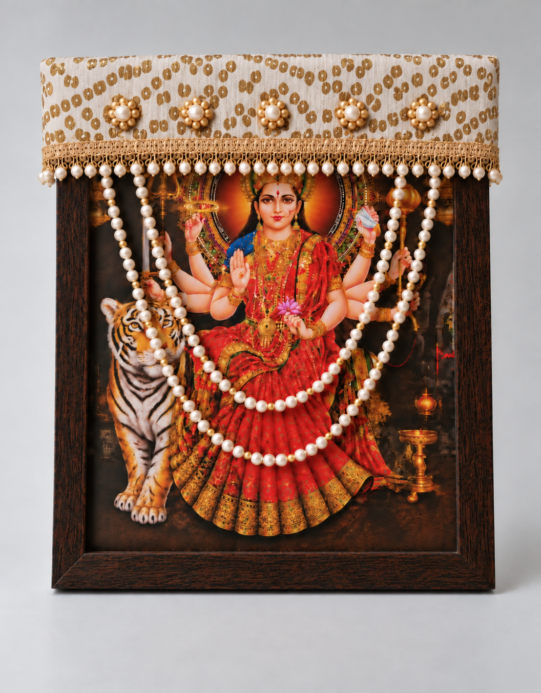 Photo Frame Choli With Mala - F022