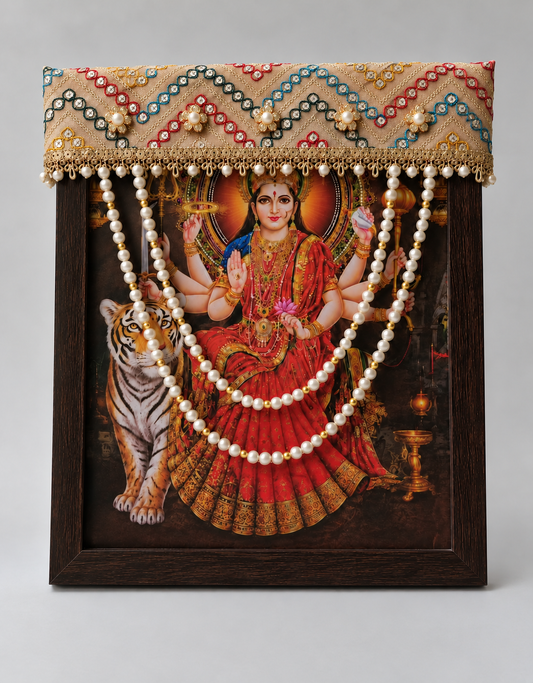 Photo Frame Choli With Mala - F011