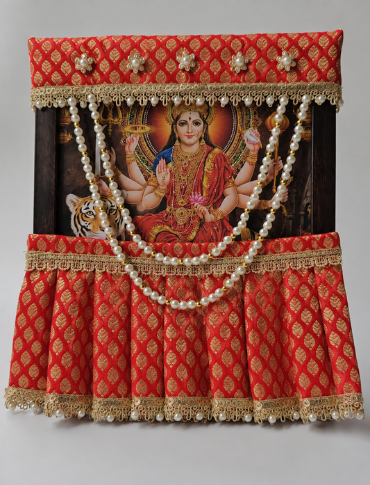Photo Frame Poshakh with Lehenga + Mala- B012