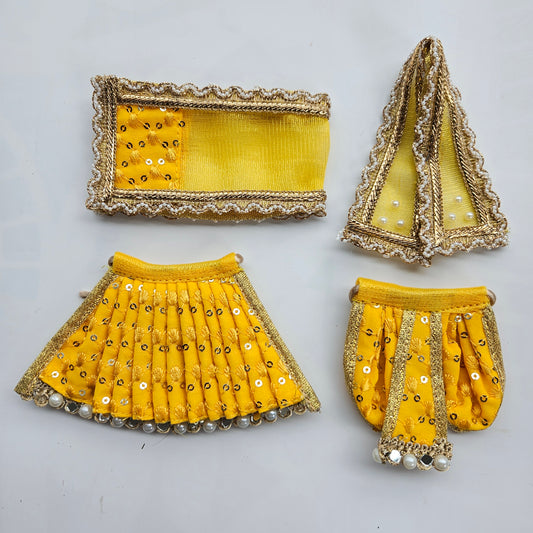 Ganesh Laxmi Rani Yellow Set
