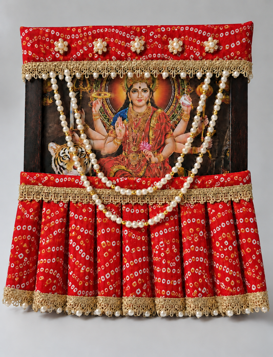 Photo Frame Poshakh with Lehenga + Mala - B021