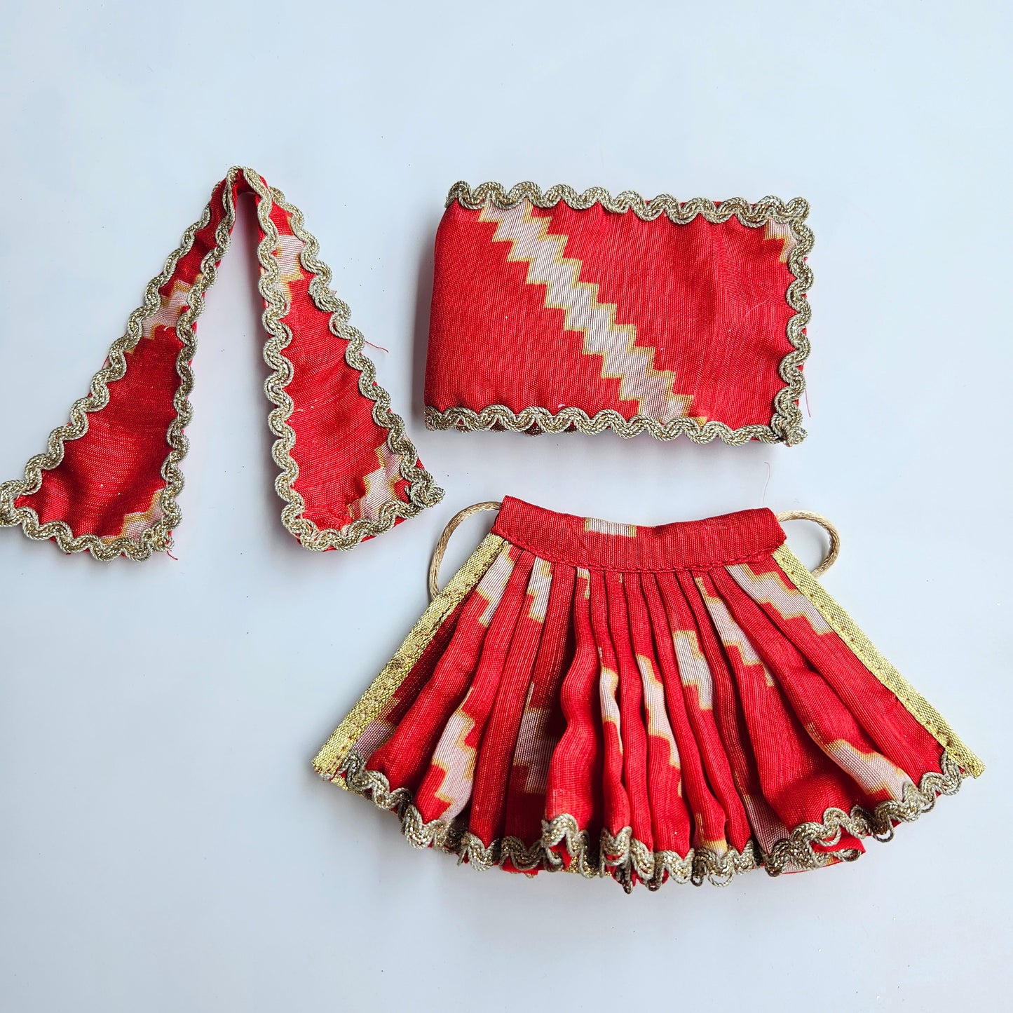 Matarani Designer Lehenga With Duppata And Patka- LG2126