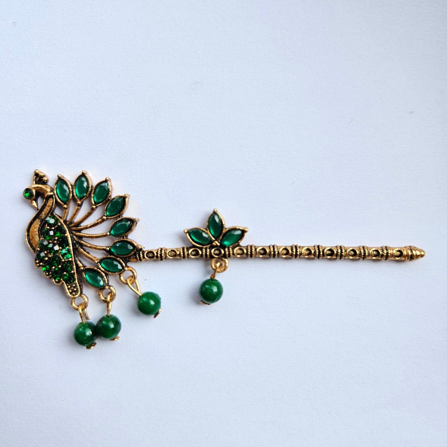 Designer Heavy Peacock Basuri