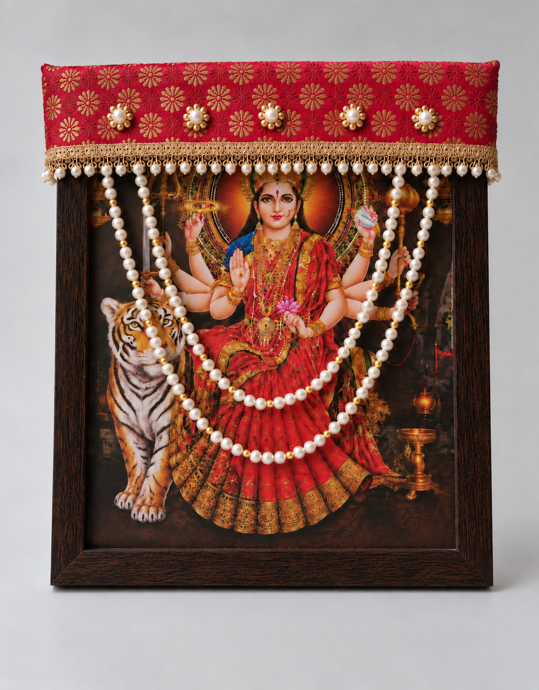 Photo Frame Choli With Mala - F018