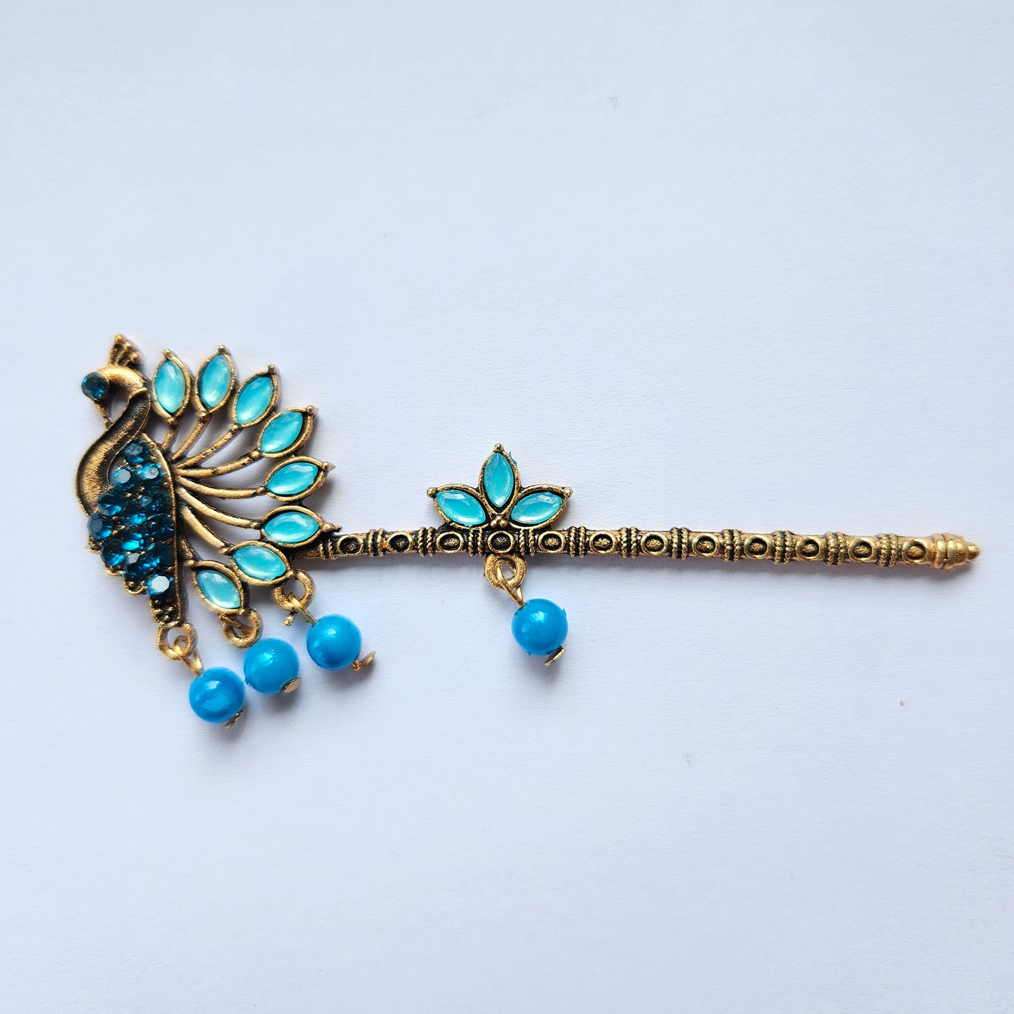 Designer Heavy Peacock Basuri