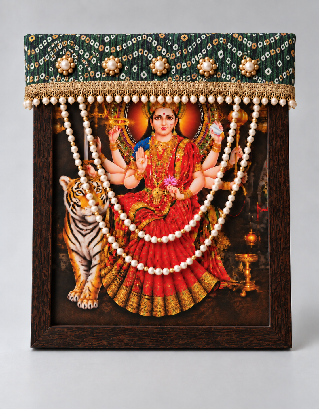 Photo Frame Choli With Mala - F023